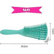 Brosse démêlant pour les cheveux afro, boucles et unisexe 