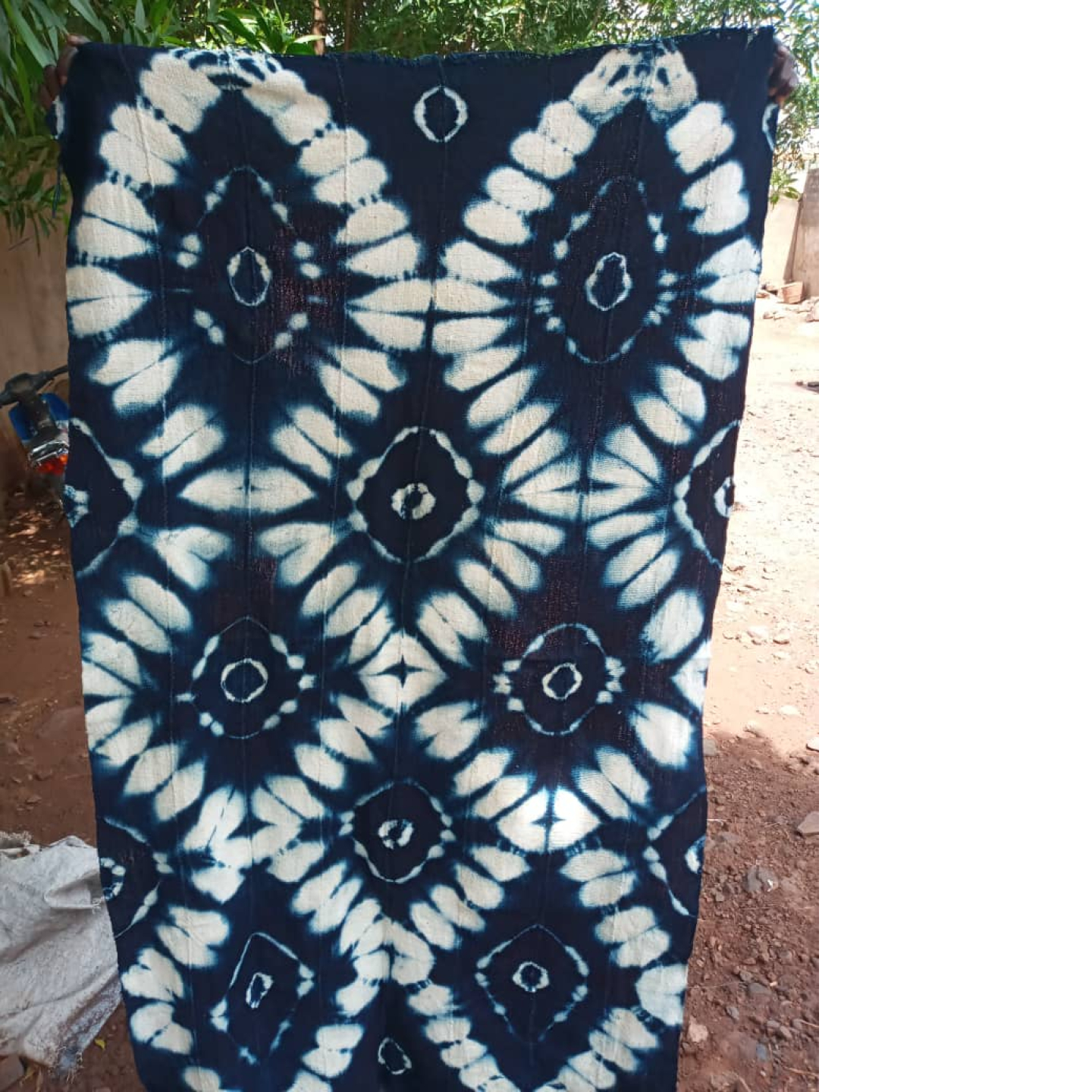 Tissu indigo 